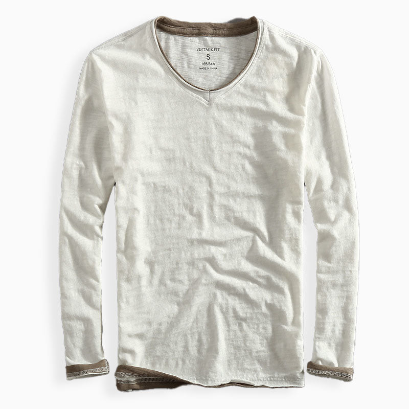 Simon l Riku Cotton Long Sleeve Shirt