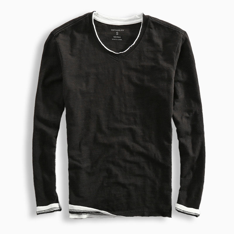 Simon l Riku Cotton Long Sleeve Shirt