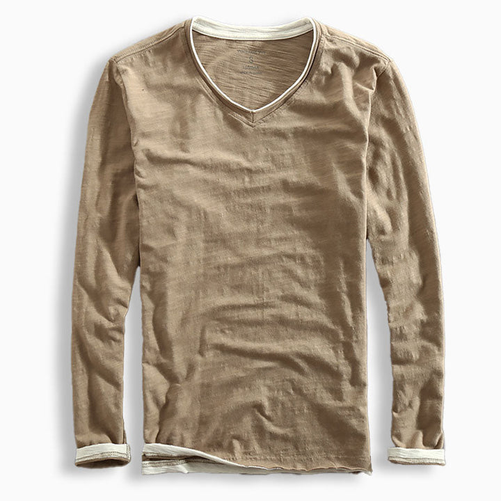 Simon l Riku Cotton Long Sleeve Shirt