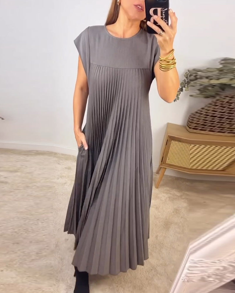 Gwen - Pleated Maxi Dress