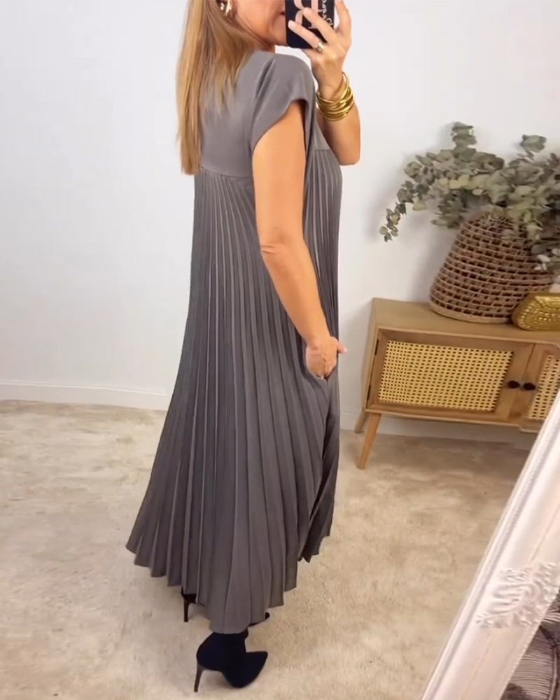 Gwen - Pleated Maxi Dress