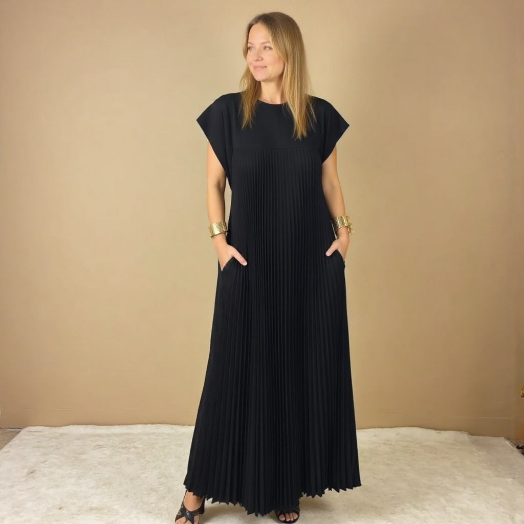 Gwen - Pleated Maxi Dress