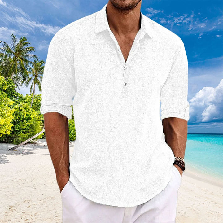 Tyler™ |  Casual Linen Long Sleeve Shirt