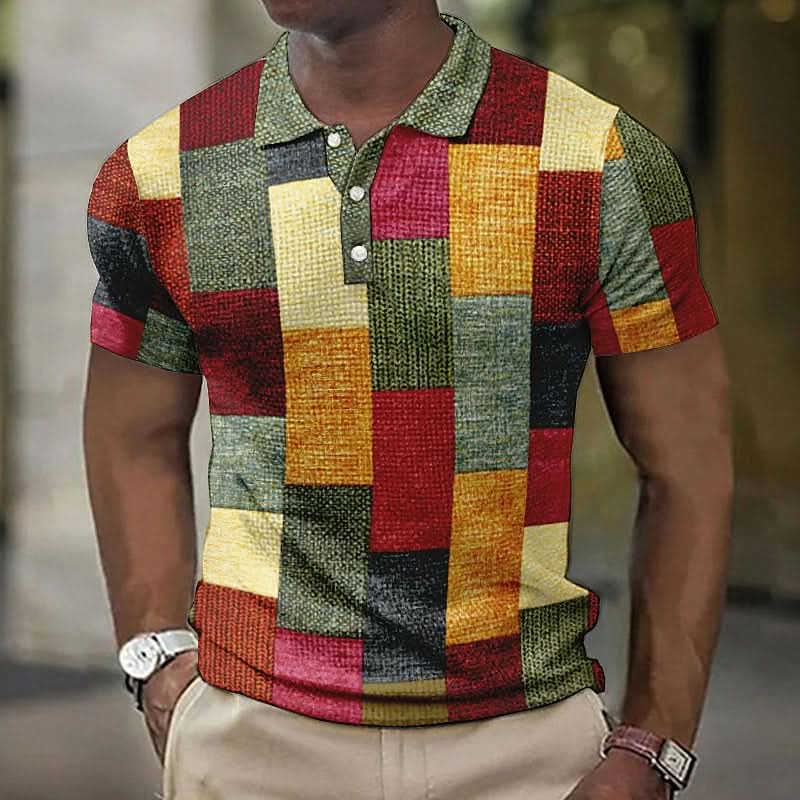 Michael™ | Stylish Multi-Color Polo Shirt