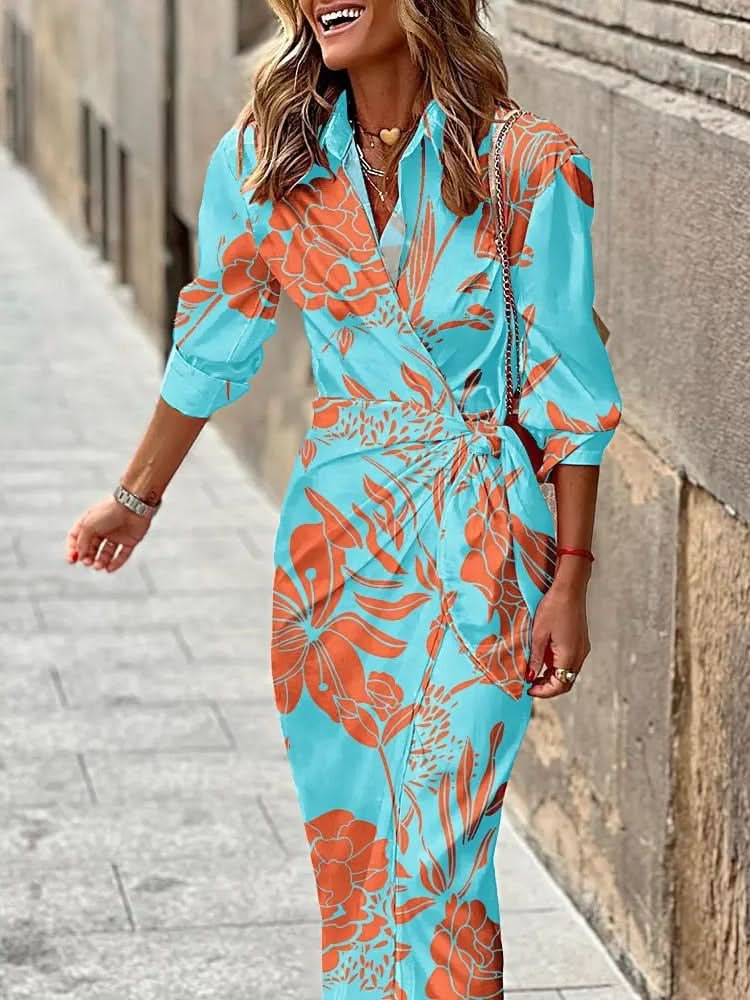 MIA | Printed Wrap Dress