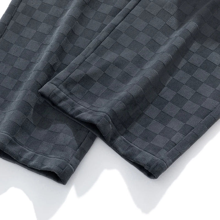 Rico - Checkered Corduroy Sweatpants