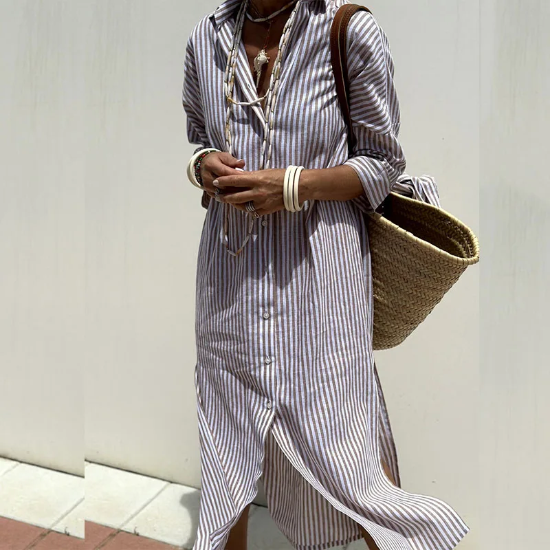 Thandi ™ - Striped Shirt Dress