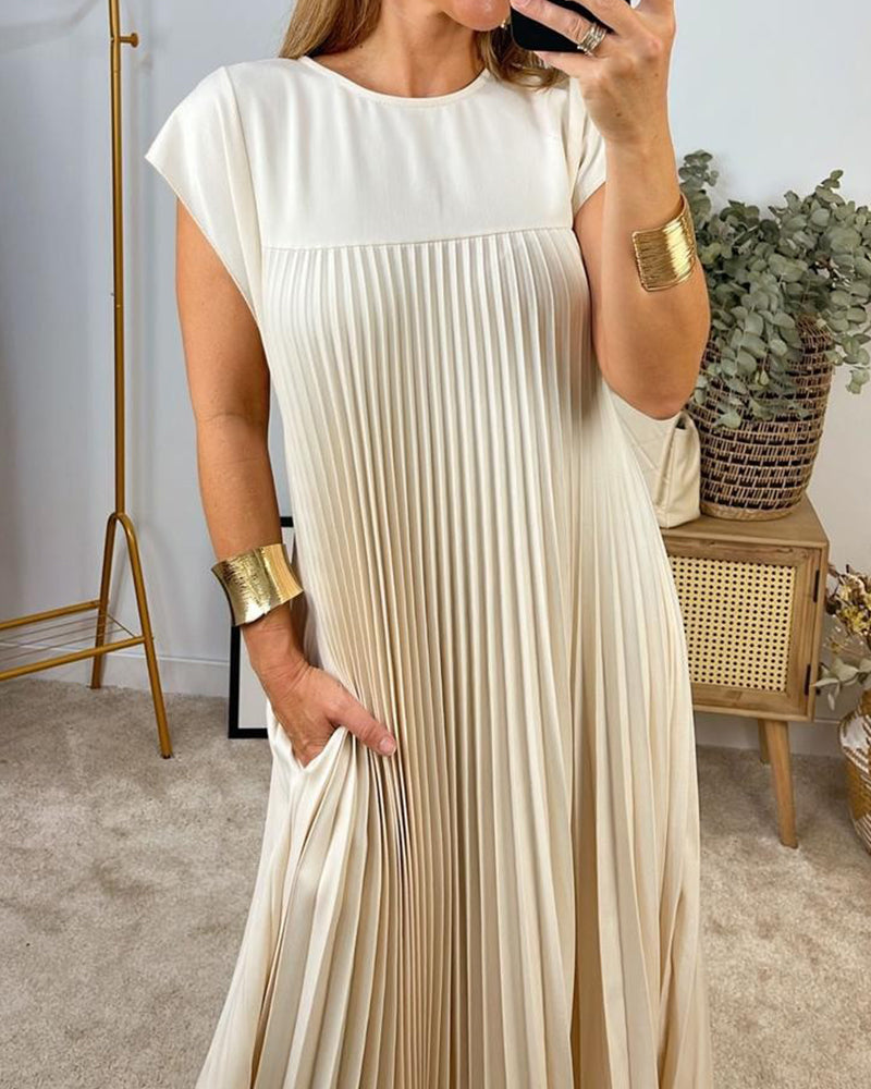 Gwen - Pleated Maxi Dress