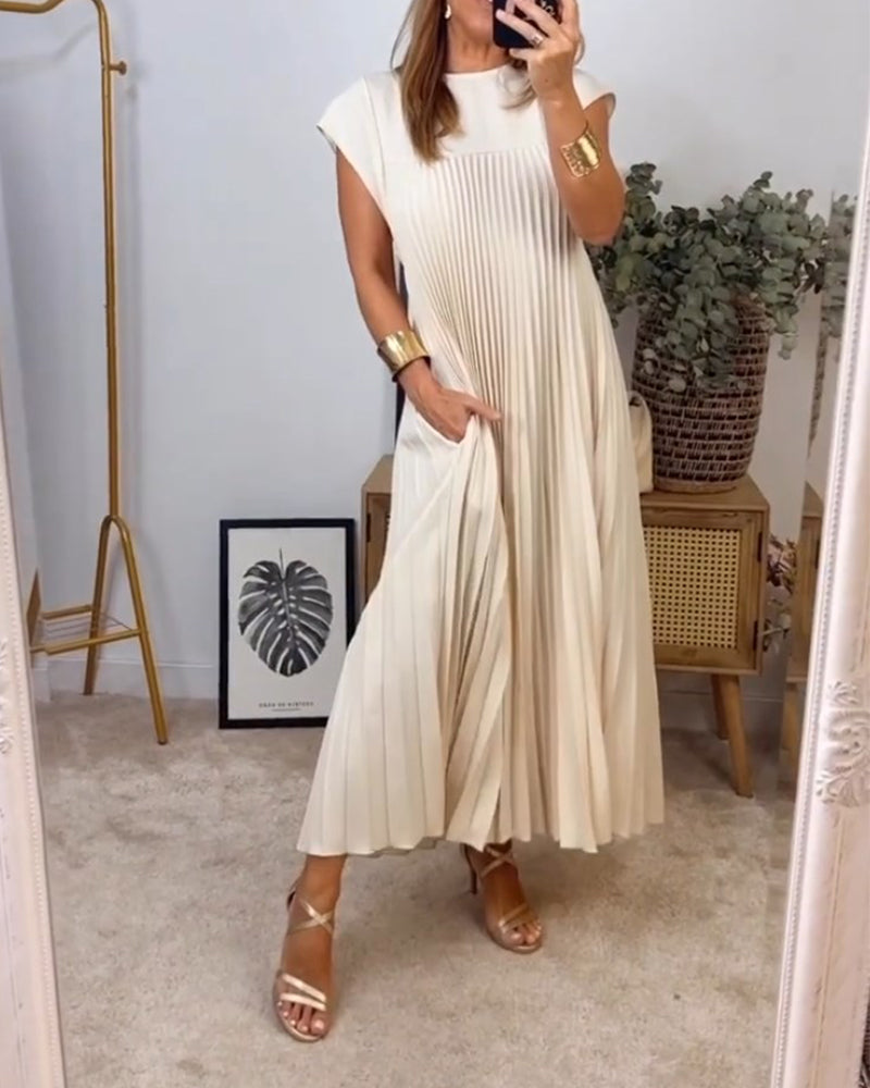 Gwen - Pleated Maxi Dress